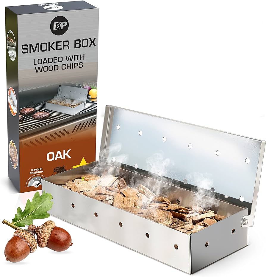 Dual Fuel Grill With Smoker