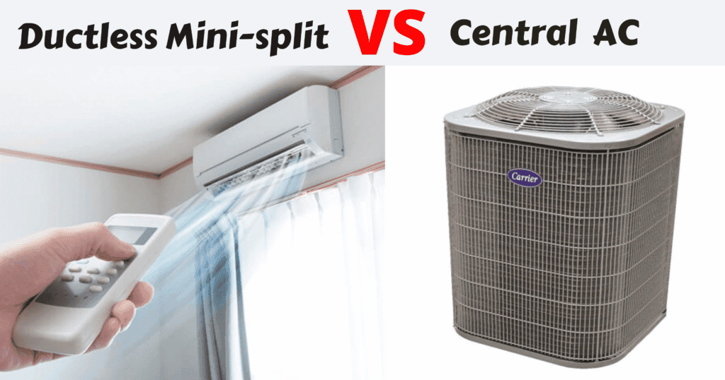 Ductless Air Conditioner Vs Central Air